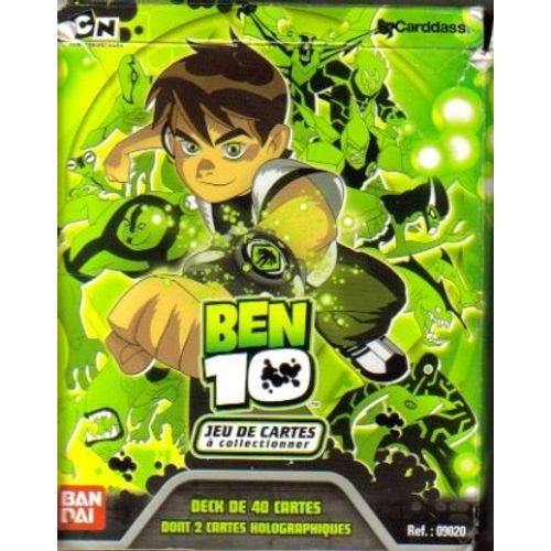 Ben 10 - Jeu De Cartes 40 Cartes A Jouer Dont 2 Holographiques,  Bandai