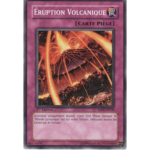 Eruption Volcanique - Yu-Gi-Oh! - Sd9-Fr030 - C