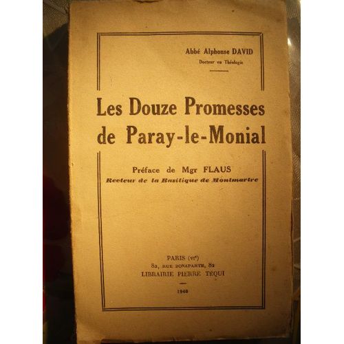 Les Douzes Promesses De Paray-Le-Monial