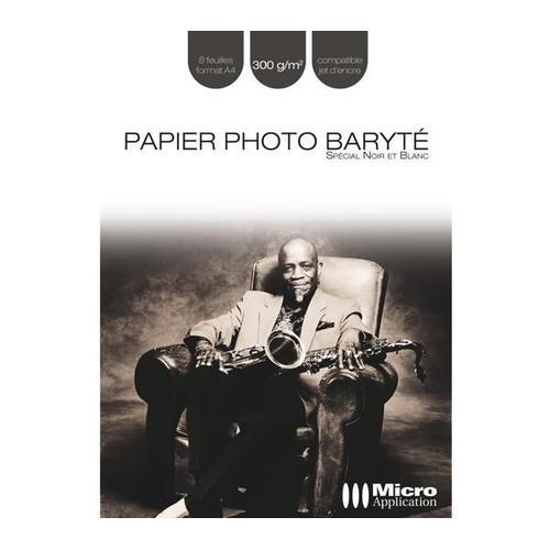 Papier Photo Baryté Spécial Noir et Blanc - A4 - 8 feuille(s)