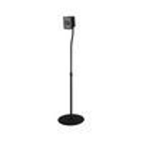 Paire de pieds à semelle ronde métal 49594 noir