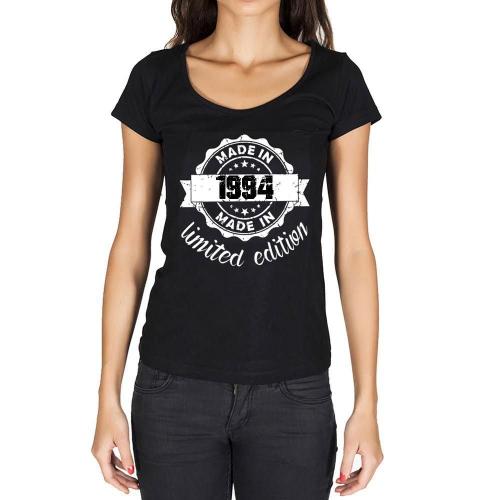 Femme Tee-Shirt Edition Limitée Réalisée En 1994 - Limited Edition Made In 1994 - 30 Ans T-Shirt Graphique Idée Cadeau 30e Anniversaire Vintage Année 1994 Nouveauté