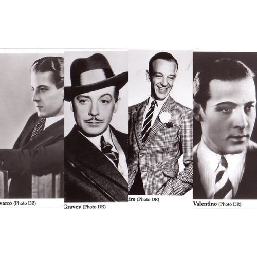 Ramon  Novarro--Fernand Gravey--Rudolph Valentino --Fred Astaire