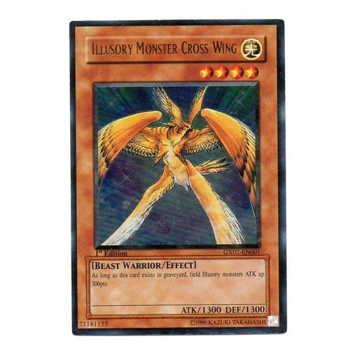 Yu Gi Oh - Phantom Beast Cross Wing - Gx02-En001 - Super Rare - Anglais