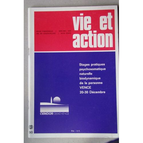 Vie Et Action  N° 90