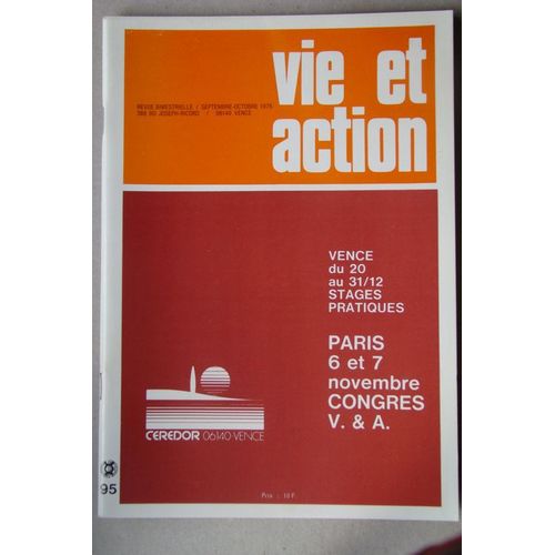 Vie Et Action  N° 95