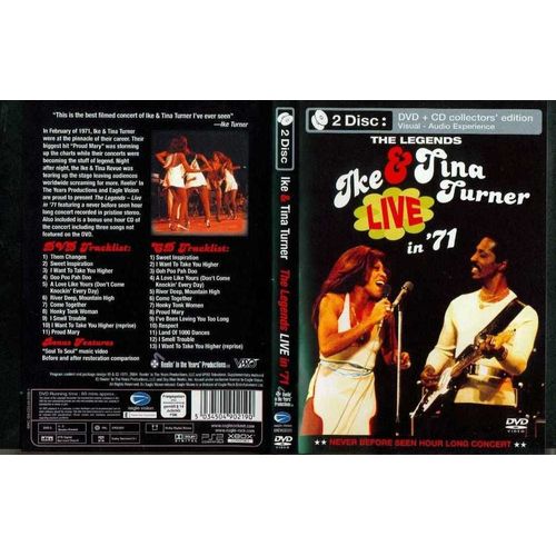 Ike & Tina Turner - Live In '71 - Dvd + Cd