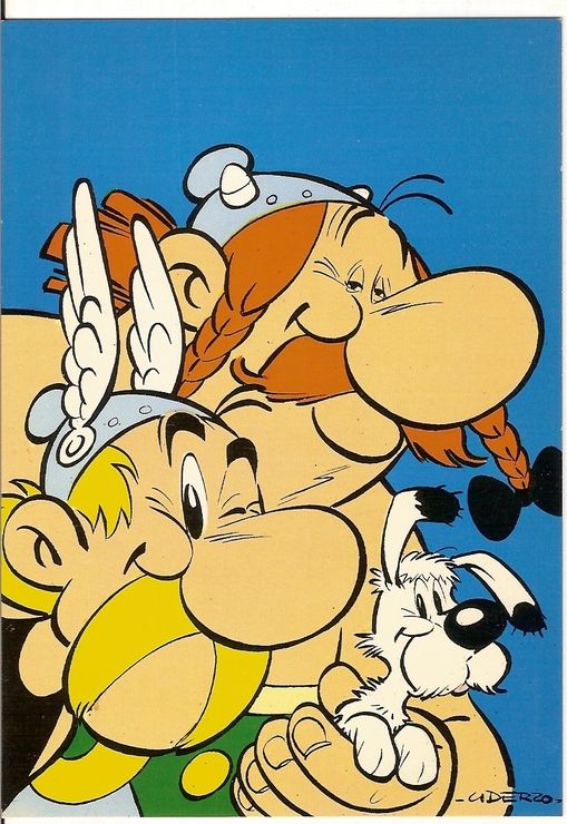 Carte Postale Par Uderzo Asterix Et Obelix Rakuten