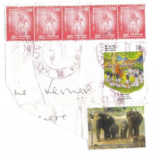 Timbres Du Sri Lanka
