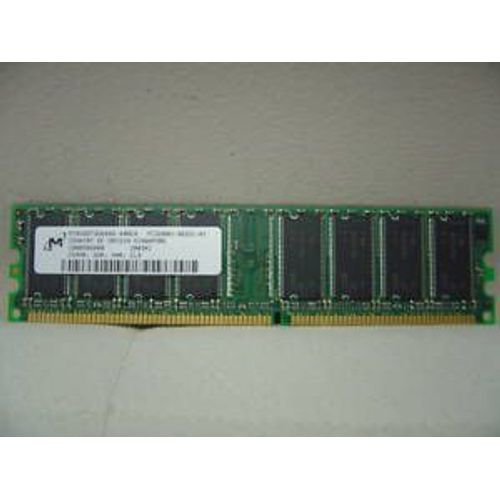 Micron - Mémoire - 256 Mo - DIMM 184 Broches - DDR - 400 MHz - PC3200 - MT8VDDT3264AG-40BGB