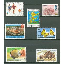 Zaire - Lot Timbres Divers.