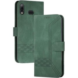 Coque Compatible Avec Samsung Galaxy A10s,Anti-Choc Housse En Cuir Premium Flip Case Portefeuille Etui,Vert