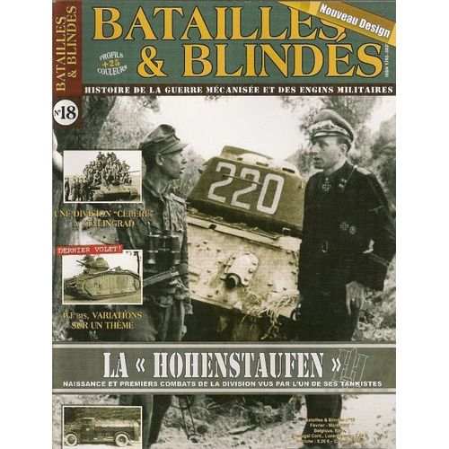 Batailles Et Blindés  N° 18 : La Hohenstaufen  Division Blindée Ss