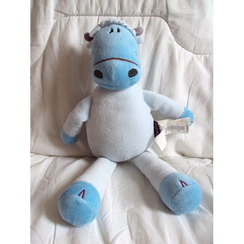 Doudou Vache Bleu By Marèse