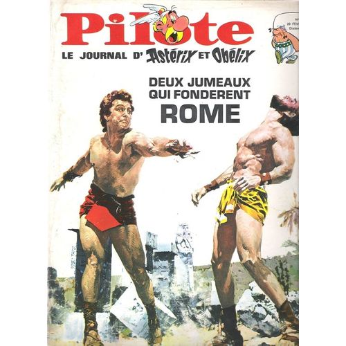 Pilote, Le Journal D'astérix Et Obélix  N° 436 : Deux Jumeaux Qui Fondèrent Rome