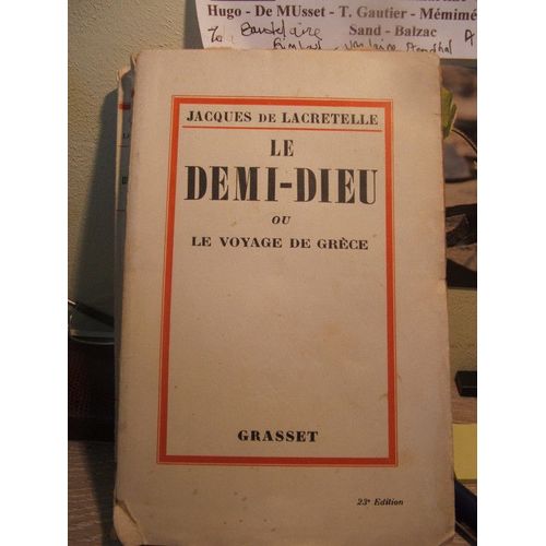 Le Demi - Dieu Ou Le Voyage En Grece