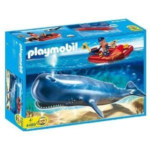 Playmobil Action 4489 - Explorateur Avec Bateau Et Cachalot