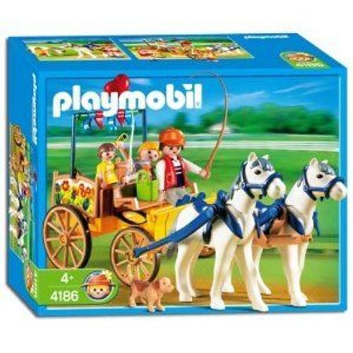 Playmobil Country 4186 - Famille Et Calèche