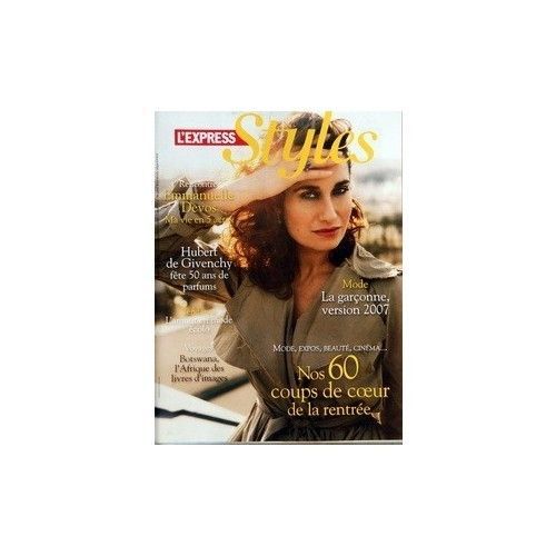 L'express Styles  N° 2931 : Emmanuelle Devos Ma Vie En 5 Actes