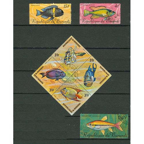 Burundi - Poissons - 1967.