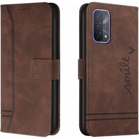 Coque Pour Oppo A54 5g / Oppo A74 5g / Oppo A93 5g, Etui Cuir Avec Magnetique, Flip Pochette Housse Pour Oppo A54 5g / Oppo A74 5g / Oppo A93 5g Protection, Marron