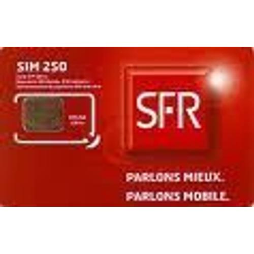 Carte Sim Sfr -  5 Euros De Communications