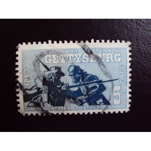 Etats-Unis...Civil War Centennial Gettysburg.1863-1963.United States Postage.5 Cents