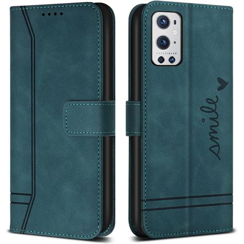 Coque Pour Oneplus 9 Pro 5g / Oneplus 9 Pro 5g, Etui Cuir Avec Magnetique, Flip Pochette Housse Pour Oneplus 9 Pro 5g / Oneplus 9 Pro 5g Protection, Vert