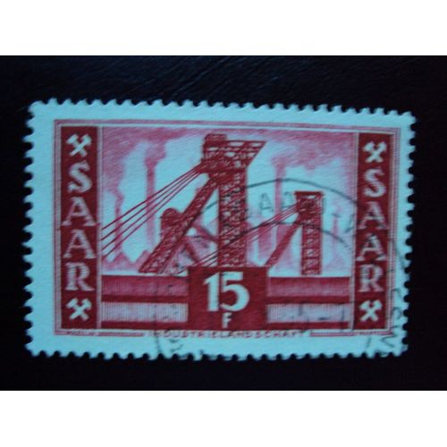 Allemagne...Saar 15f.Industrielandschaft.