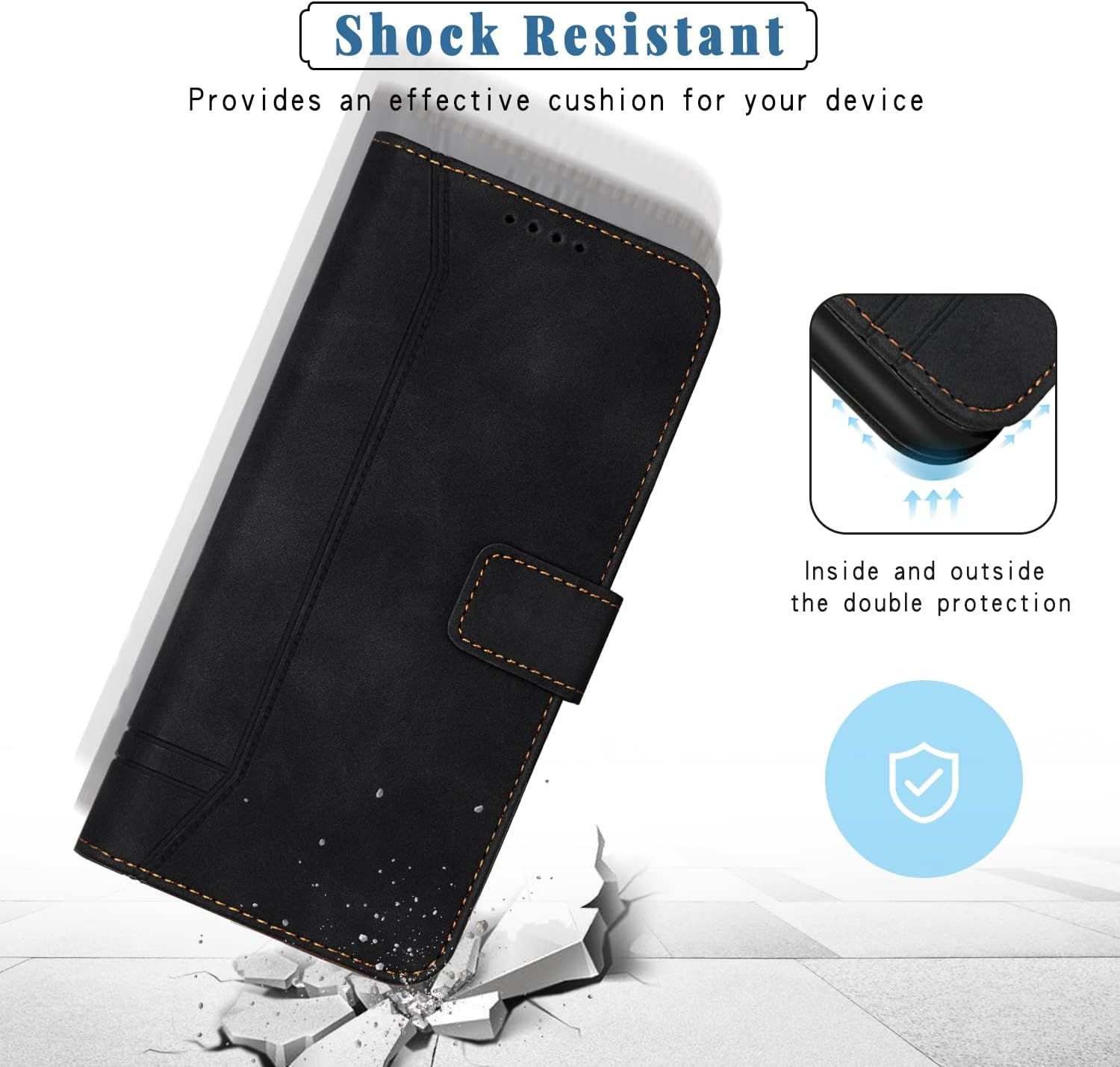 Coque Pour Realme 7 Pro, Etui Cuir Avec Magnetique, Flip Poc... - 5