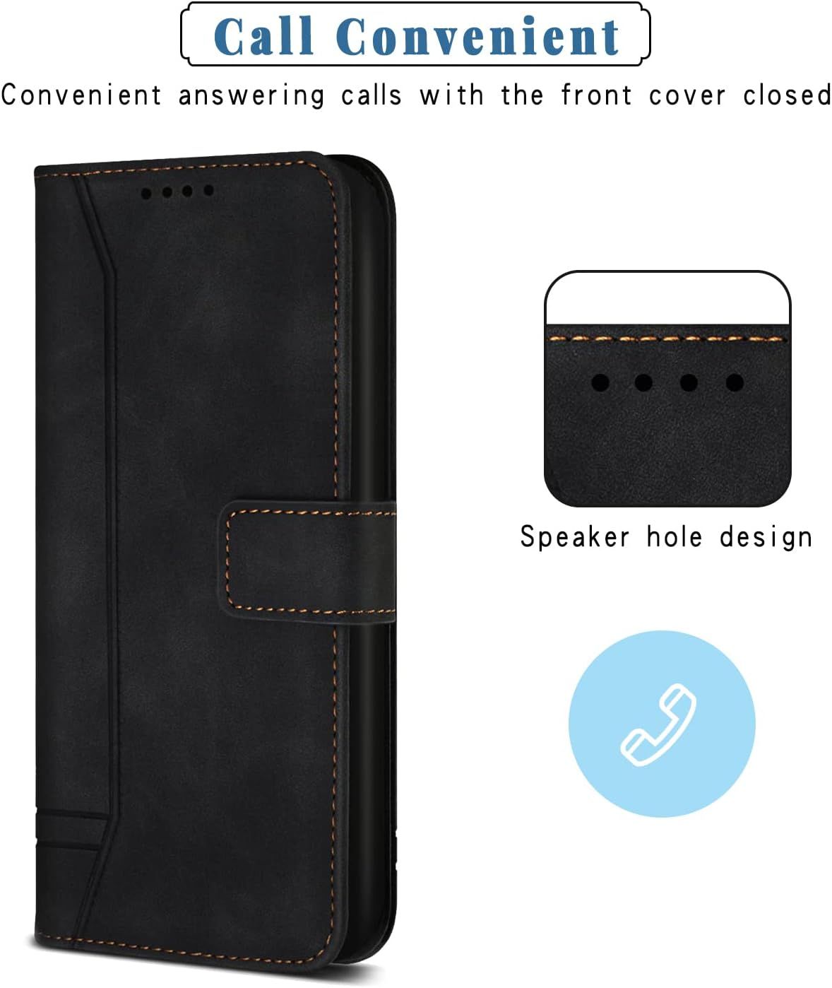 Coque Pour Realme 7 Pro, Etui Cuir Avec Magnetique, Flip Poc... - 6