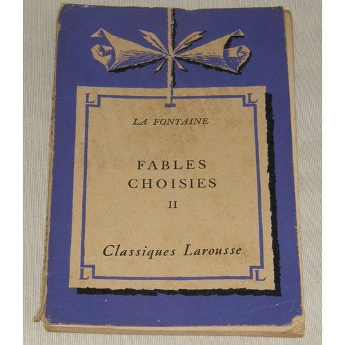 Fables Choisies Ii