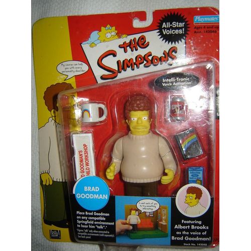 The Simpsons Figurine Interactive World Of Springfield : Brad Goodman