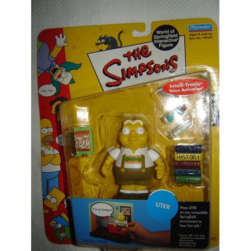 The Simpsons Figurine Interactive World Of Springfield : Uter