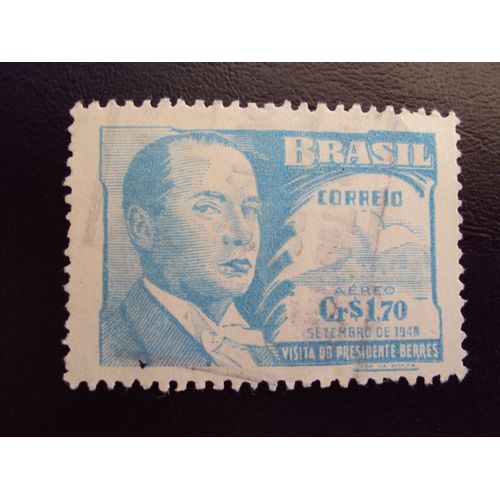Brésil...Brasil Correio..Visita Do Présidente Berres.Setembro De 1948. Oblitéré