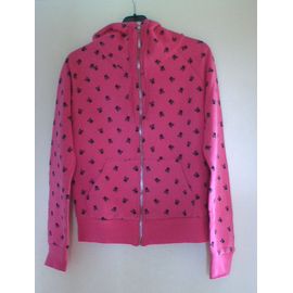 Veste À Capuche H&m Emo Gothique Rock Taille 38
