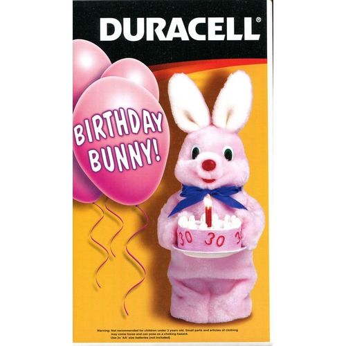 30 Ans Duracell - Lapin Gâteau D'anniversaire