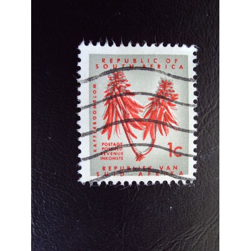 Afrique Du Sud...Républic Of South Africa.1c.Kafferbloomblom..Oblitéré