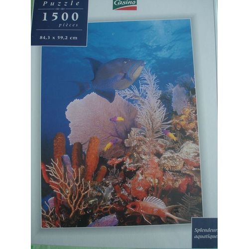 Puzzle Casino "Splendeurs Aquatiques" 1500 Pièces  84.3 X 59.2 Cm