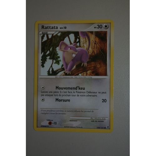 Carte Pokemon  Rattata