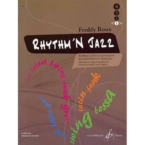 Roux : Rhythm'n Jazz Vol 1 - Solfège - Billaudot