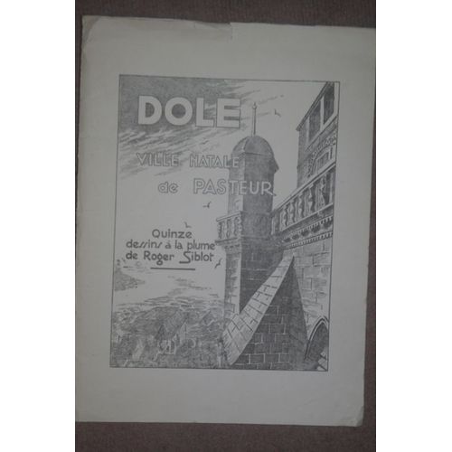 Dole, Ville Natale De Pasteur - Quinze Dessins À La Plume De Roger Siblot