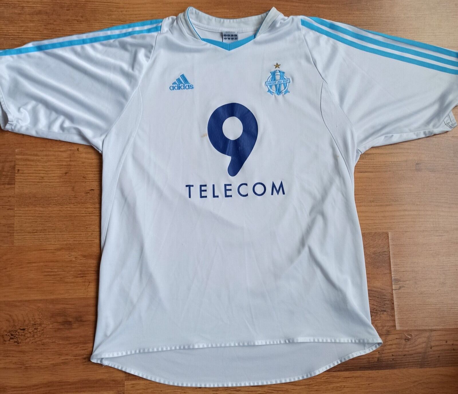 Maillot Olympique De Marseille 2003/2004 Hemdani - Om 04 Shirt