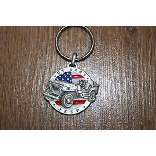 Porte Cles 3d Jeep Willys Us Army