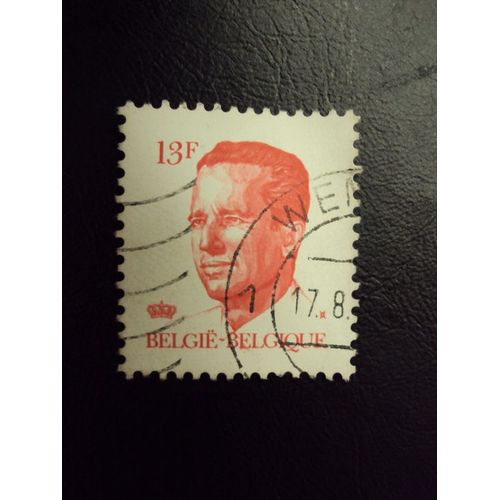 Belgique...Belgie..Roi Baudoin. 13.F Oblitéré
