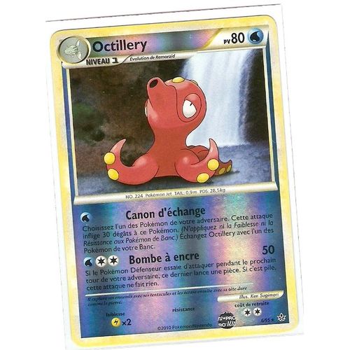 Octillery Niv 1 Holo "Hs Dechainement" 80 Pv 6/95