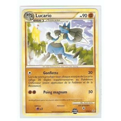 Lucario Niv 1 "Hs Dechainement" 90 Pv 19/95