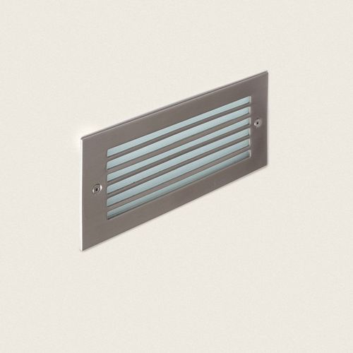 Balise Led Extérieure 9w Encastrable Au Mur Noire Drive Blanc Chaud 3000k