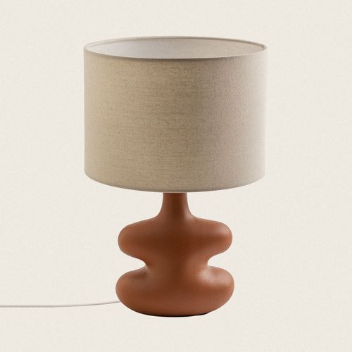 Lampe À Poser Céramique Serly Terre Cuite