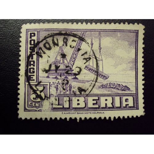 Liberia...Postage  5cen..Oblitéré